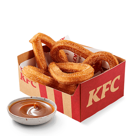 5 pc Churros with caramel