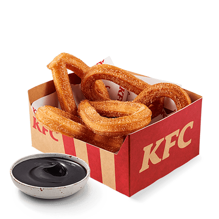 5 pc Churros with chocolate