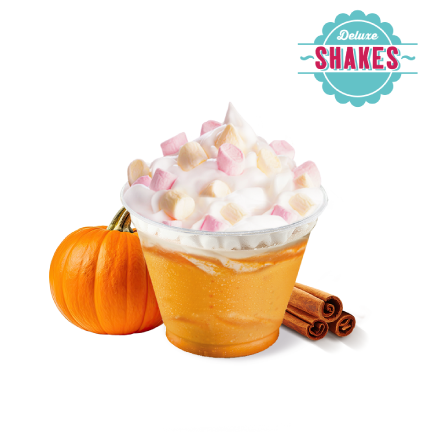 Pumpkin Shake sa šlagom i marshmallows 180 ml - cijena, promocije, dostava