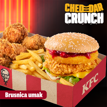 Cheddar Crunch Brusnica Box