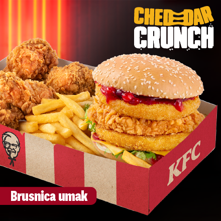 Double Cheddar Crunch Cranberry Box