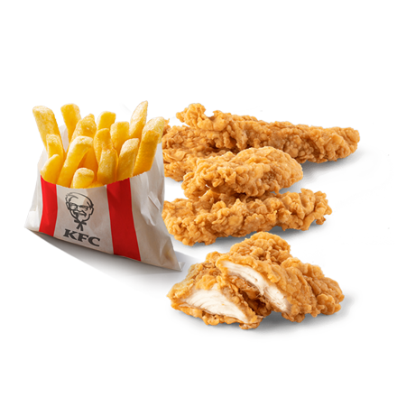 #9. 5 Strips + Small Fries