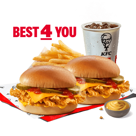 Best 4 You 2x Cheeseburger + Sauce