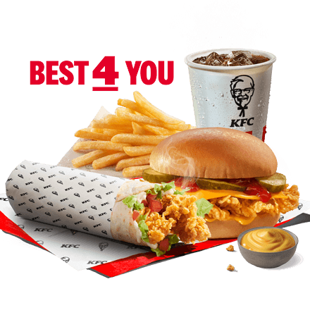 Best4You Sajtburger + iTwist + Dip