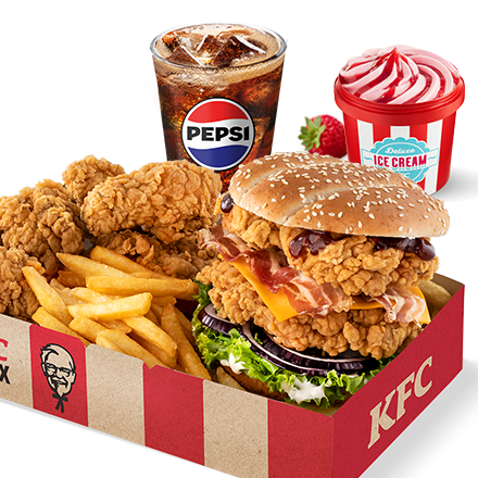 Dupla Grander Box + Deluxe Ice Cream (kicsi)