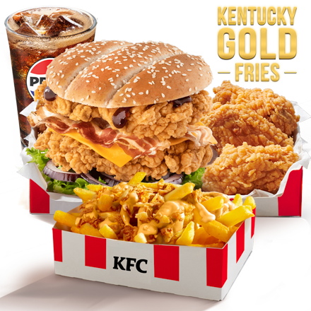Double Grander with Kentucky Gold Fries - price, promotions, delivery