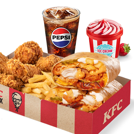 Kentucky Gold Wrapper Box + Deluxe Ice Cream (kicsi)