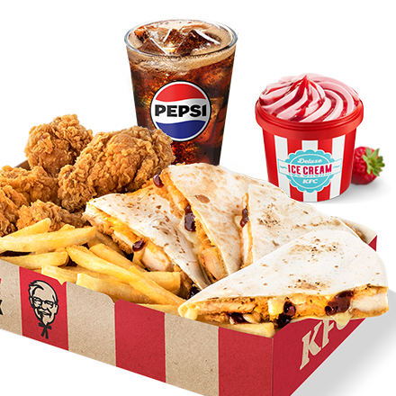 Qurrito Box + Deluxe Ice Cream (kicsi) - ár, akciók, kézbesítés