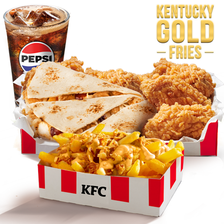 Qurrito Box with Kentucky Gold Fries - price, promotions, delivery