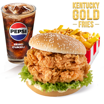 Double Zinger Box with Kentucky Gold Fries - price, promotions, delivery