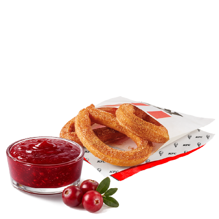 Churros Áfonya Öntettel