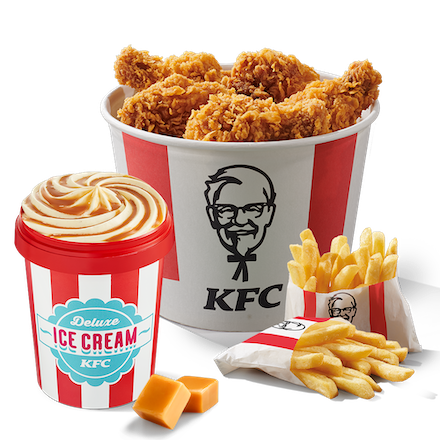 15 Hot Wings Kosár + Small Deluxe Ice Cream