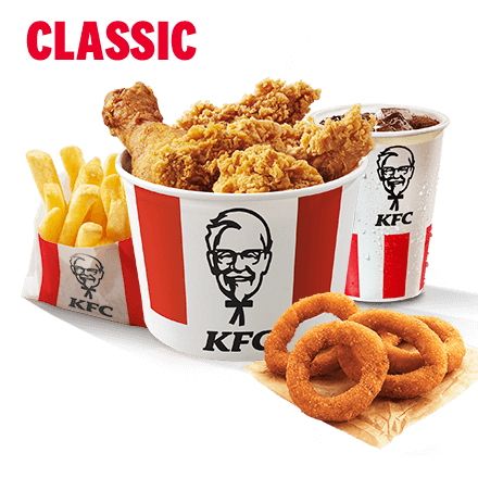 Bucket Meal - Classic + 4 Onion Rings