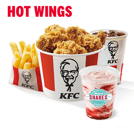 Kosár Menü - Hot Wings + Shake - ár, akciók, kézbesítés