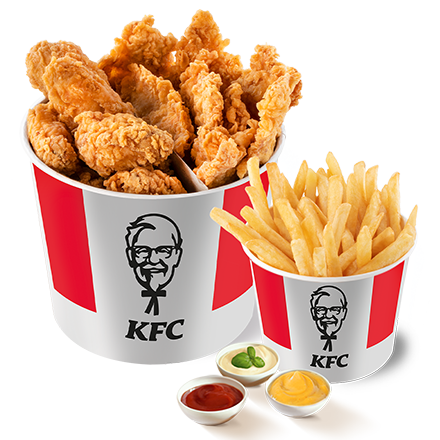 11/11 Bucket + Bucket Fries + 3 Dip - price, promotions, delivery