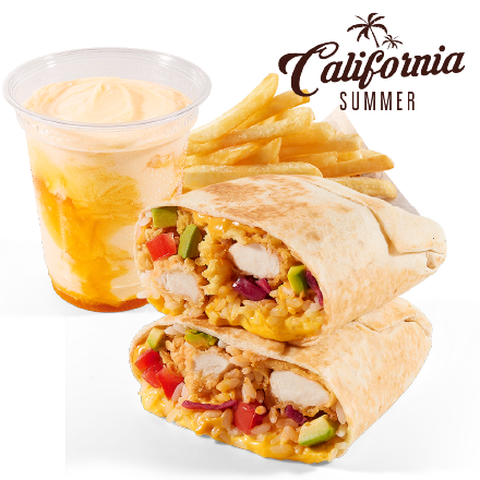 California Burrito Meal with California Shake