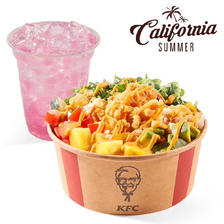 Summer Poké Meal with California Soda