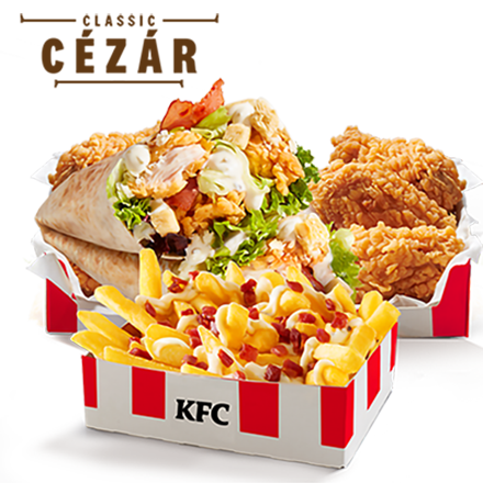 Caesar Wrap Box with Caesar Fries