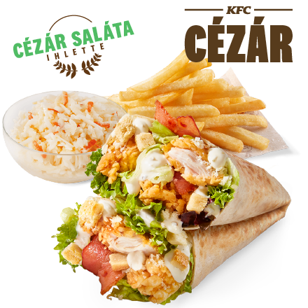 Cézár Wrap Menü