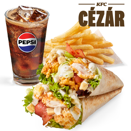 Cézár Wrap Menü