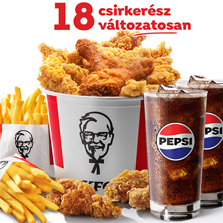 Tuesday Bucket L + 2 Small Fries + 2 Refill