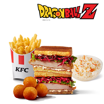 Teriyaki Katsu Sando Menü + 4 Sajtgolyó