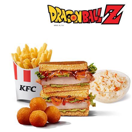 Spicy Teriyaki Katsu Sando Menü + 4 Sajtgolyó