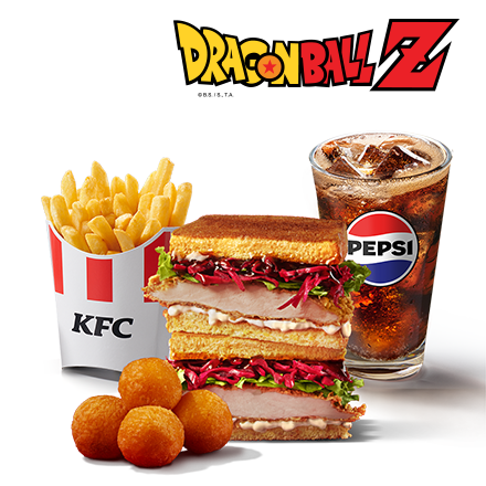 Teriyaki Katsu Sando Menü + 4 Sajtgolyó