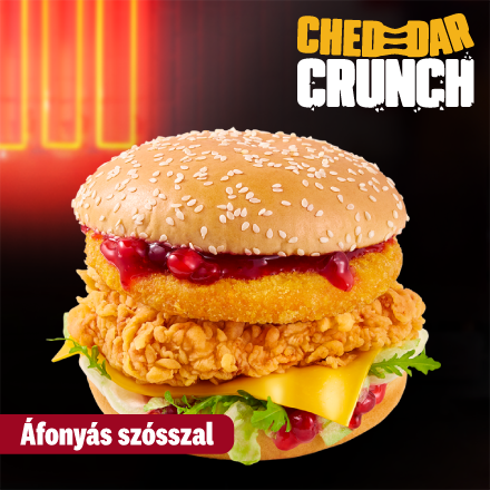 Cheddar Crunch Burger Cranberry