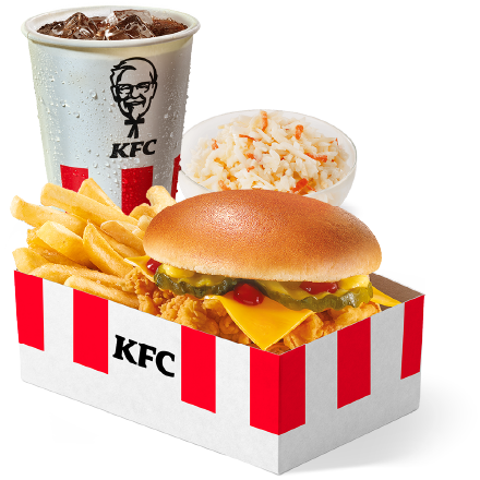 Bsmart Menü Sajtburger + Káposztasaláta