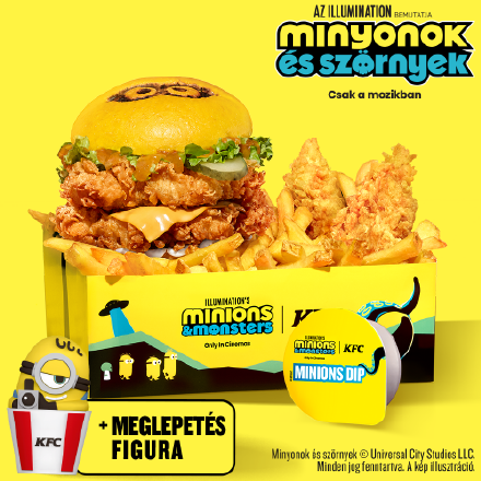 Minyonok Dupla Burger Box