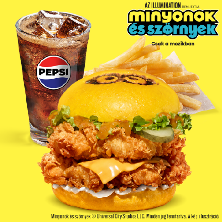 Minions Double Burger Meal
