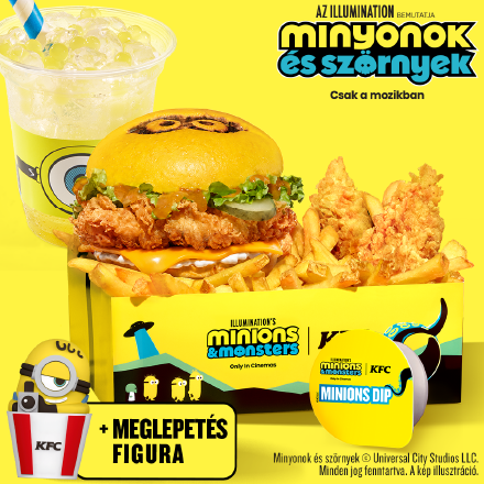Minions Burger Box with Minions Soda