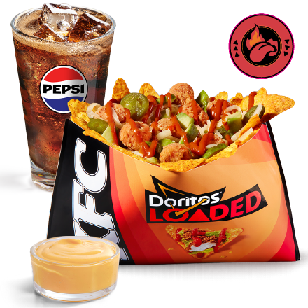 Loaded Doritos Extra Spicy Menü + Szósz