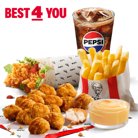 Best4You Popcorn Csirke + iTwist +Szósz