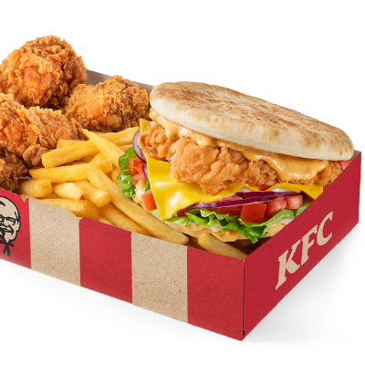 Curry Naan Burger Box