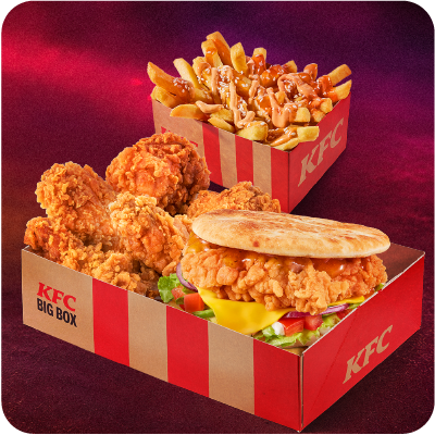 Masala Naan Halloumi Burger Box with Curry & Masala Fries