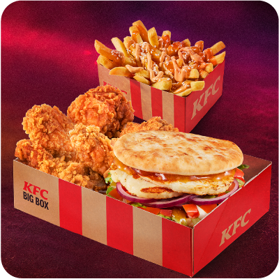 Masala Naan Halloumi Burger Box