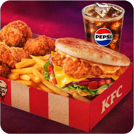 Curry Naan Burger Box