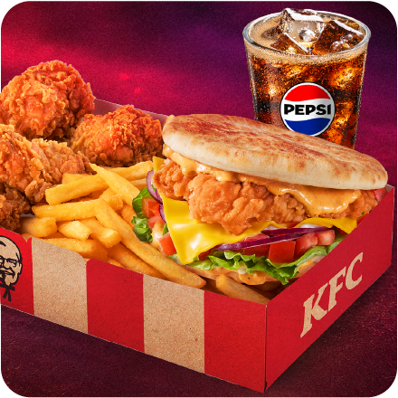 Masala Naan Burger Box