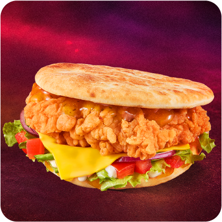 Masala Naan Burger