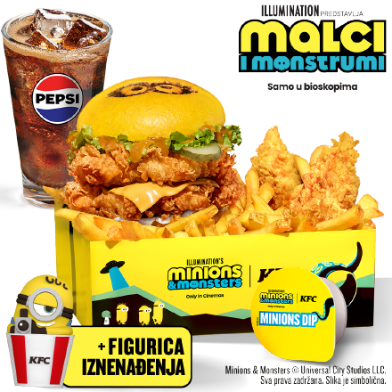 Minions Double Burger Box