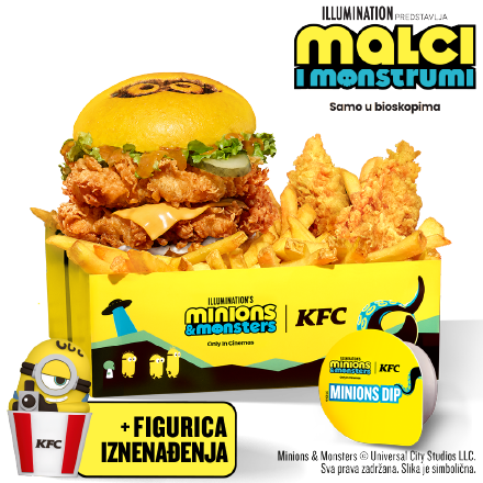 Minions Double Burger Box