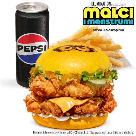 Minions Double Burger Meni
