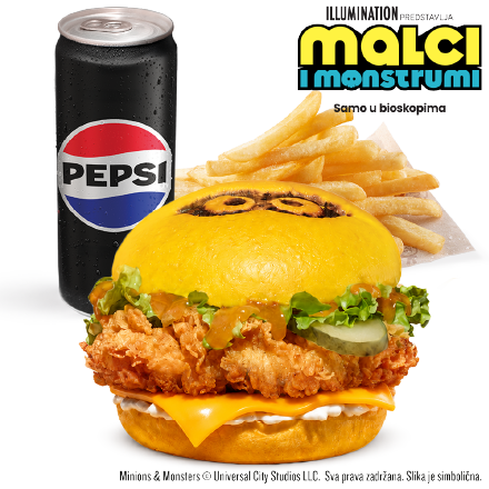 Minions Burger Meni