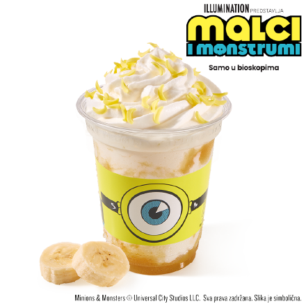 Minions shake sa šlagom i mrvicama 300ml