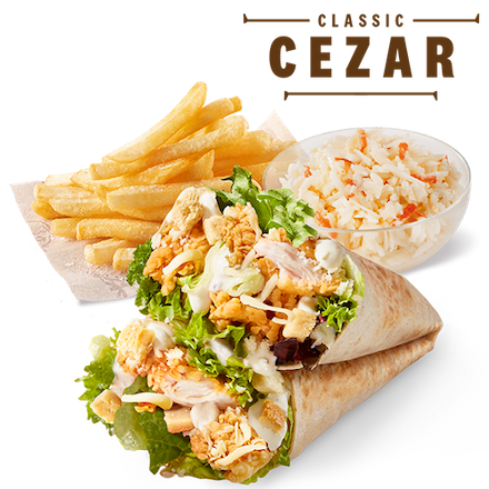 Caesar Wrap Menu