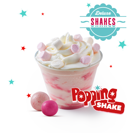 Popping Shake with whipped cream & marshmallows 180 ml