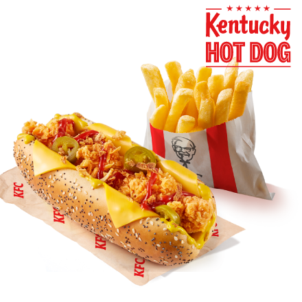 Hot Dog Spicy + pomfit