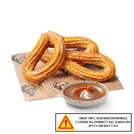 3 Churrosa s prelivom od karamele